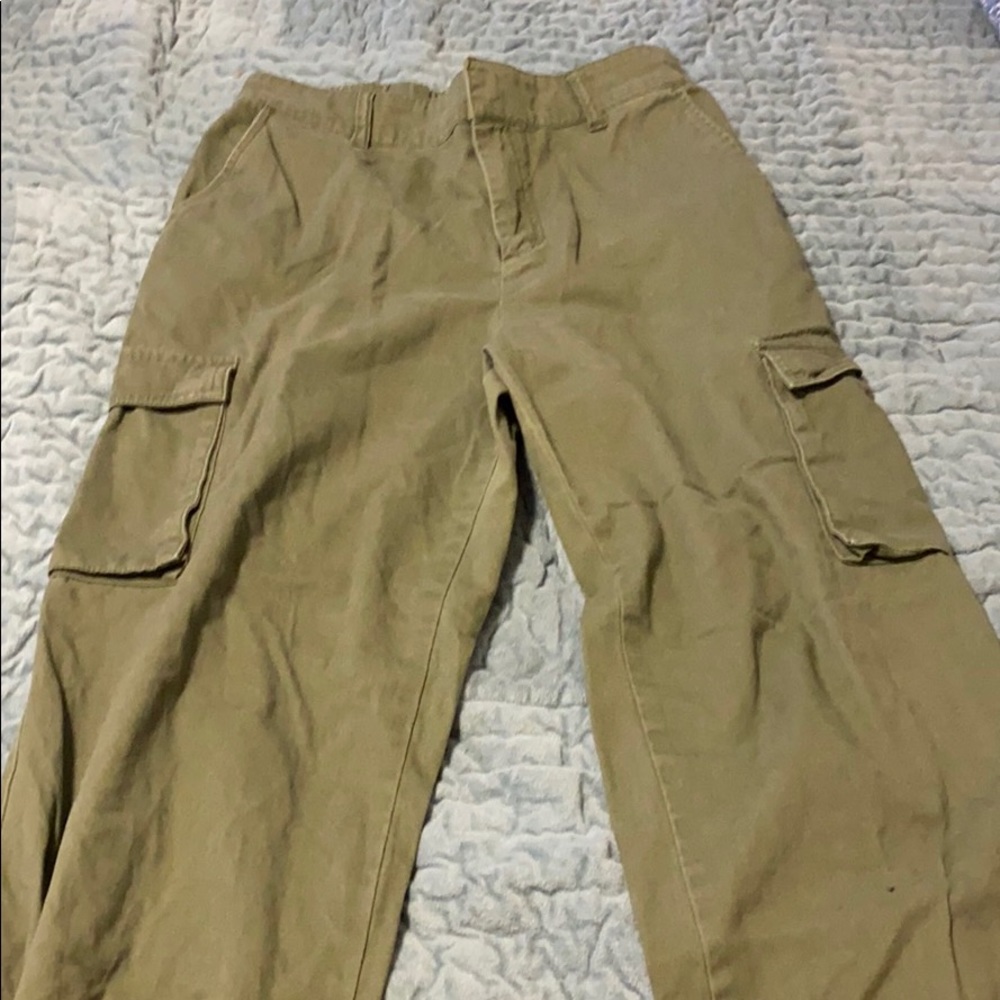 Army green joggers